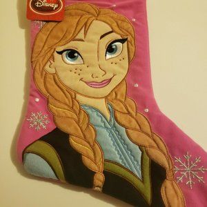 New Disney Elsa Stocking Pink 18" Large Stocking